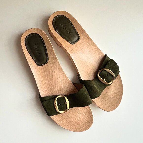 Dôen Mercata Sandals in Olive - Picture 4 of 5